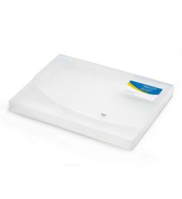 Rapesco 25mm Rigid Wallet/Box File, A4 (clear)