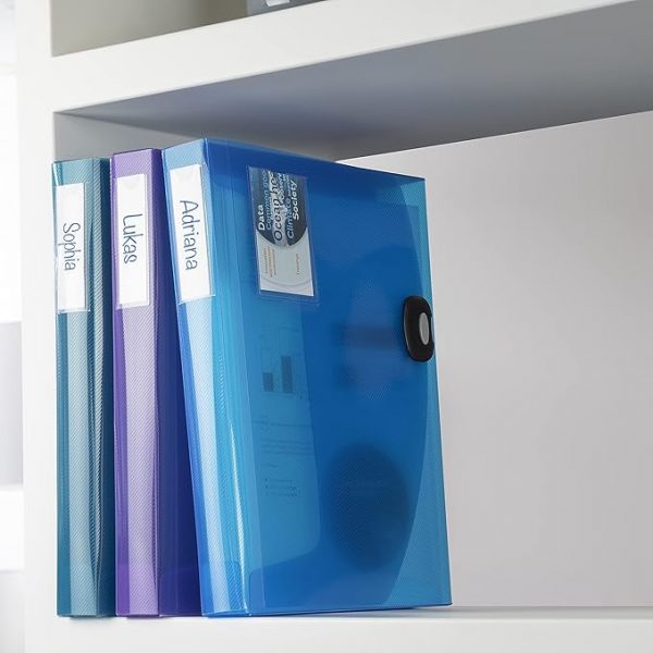 1690 40mm Rigid Wallet : Box File A4 Assorted 5-pack3